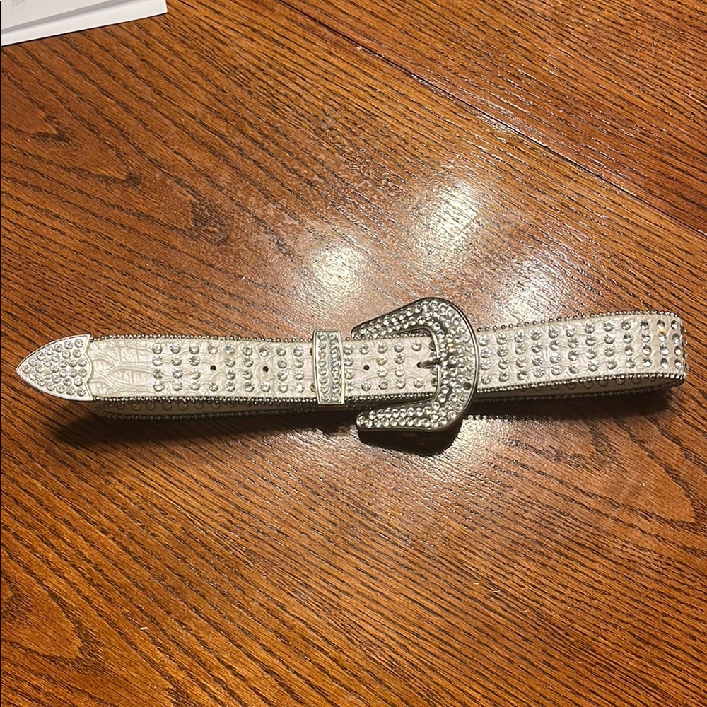 Silver Studded Women's Belt